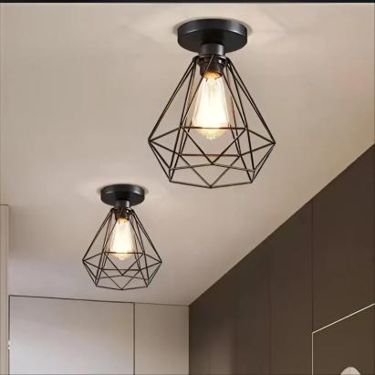 Lustra Aethra, 1x E27, Metal, Negru ModernLight Concept