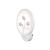 Aplica LED DAISY, 13W, Lumina Rece/Calda/Neutra, Alb cu Cristal ModernLight Concept
