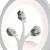 Aplica LED DAISY, 13W, Lumina Rece/Calda/Neutra, Alb cu Cristal ModernLight Concept