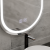 Oglinda LED Ovala 50x80, Velara Touch, Sistem Dezaburire, Dimabila ModernLight Concept