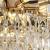 Candelabru Cristal VERSAILLES Petito 3xE14, Diametru 30cm, Auriu Lucios si Negru, Inaltime Reglabila ModernLight Concept