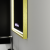 Oglinda LED Rectangulara, 80x60cm, Verite Royale Gold MotionGlow Marcello, Sistem Dezaburire, Ceas & Termometru, Dimabila ModernLight Concept