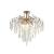 Candelabru Cristal EGO 9x E27, Diametru 60cm, Auriu Lucios ModernLight Concept