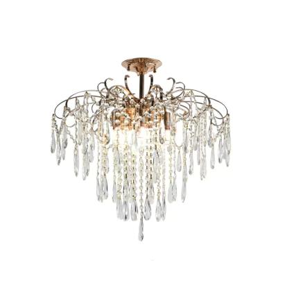 Candelabru Cristal EGO 9x E27, Diametru 60cm, Auriu Lucios ModernLight Concept