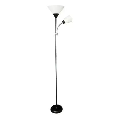 Lampadar Rory 2x E27 Alb Negru ModernLight Concept
