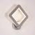 Aplica LED Cristal Santana 34W Argintiu ModernLight Concept