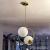 Lustra LOFT Atelier, 2x E27, Alb Auriu, Metal, Inaltime Reglabila ModernLight Concept