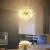 Candelabru Cristal Schonbrunn, 9x G9, Diametru 49cm, Auriu Lucios, Inaltime Reglabila ModernLight Concept