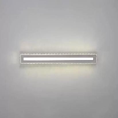 Lustra LED cu cristal PIERCE 35W, Liniara, lumina Rece/Calda/Neutra, Argintiu ModernLight Concept
