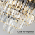 Candelabru Cristal BLOIS 10x E27 Negru Auriu ModernLight Concept