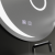 Oglinda LED Rotunda, 60cm, Orbis Touch, Sistem Dezaburire,Dimabila ModernLight Concept