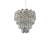 Candelabru Cristal WINDSOR Petito 3xE27, Diametru 30cm, Crom Lucios, Inaltime Reglabila ModernLight Concept