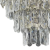 Candelabru Cristal WINDSOR Petito 3xE27, Diametru 30cm, Crom Lucios, Inaltime Reglabila ModernLight Concept