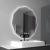 Oglinda LED Poligon, 70cm, Judith Senzor MotionGlow Marcello, Sistem Dezaburire, Ceas & Termometru, Dimabila 084 ModernLight Concept