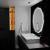 Oglinda LED Poligon, 70cm, Judith Senzor MotionGlow Marcello, Sistem Dezaburire, Ceas & Termometru, Dimabila 084 ModernLight Concept