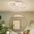 Lustra LED cu telecomanda BETTY 44W, 4 Cercuri, lumina Rece/Calda/Neutra, Dimabila, Alb ModernLight Concept
