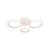 Lustra LED cu telecomanda BETTY 44W, 4 Cercuri, lumina Rece/Calda/Neutra, Dimabila, Alb ModernLight Concept