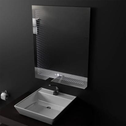 Oglinda LED Rectangulara, 60x80cm, Morrin Senzor MotionGlow Marcello, Efect 3D ModernLight Concept