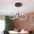 Lustra LED suspendata cu telecomanda LT331/3UGD 51W, lumina Rece/Calda/Neutra, Dimabila, Negru, Inaltime Reglabila ModernLight Concept