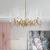 Candelabru Cristal Delta 12XG4 Auriu ModernLight Concept