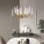 Candelabru Cristal Delta 12XG4 Auriu ModernLight Concept