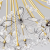 Candelabru Cristal Zetos 13XG4 Auriu, Diametru 49cm ModernLight Concept