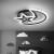 Lustra LED cu telecomanda LUNA SI STEA 45W, 2 Elemente, lumina Rece/Calda/Neutra, Dimabila, Negru ModernLight Concept
