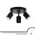 Lustra Joom cu Proiectoare Rotund, 3 X GU10, Negru ModernLight Concept