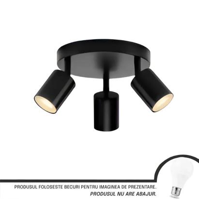 Lustra Joom cu Proiectoare Rotund, 3 X GU10, Negru ModernLight Concept