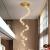 Candelabru Cristal LED KILKENNY Culmino, 144W, Lumina Neutra, Diametru 60cm, Auriu ModernLight Concept