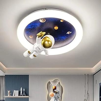 Lustra LED ASTRONAUT 51W, lumina Rece/Calda/Neutra, Alb Albastru ModernLight Concept