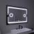 Oglinda LED Rectangulara, 120x80cm, Senzor MotionGlow Marcello, Sistem Dezaburire, Ceas & Termometru, Lupa Cosmetica, Dimabila ModernLight Concept