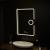 Oglinda LED Rectangulara, 50x70cm, Eclat MotionGlow Marcello, Sistem Dezaburire, Ceas & Termometru, Lupa Cosmetica, Dimabila ModernLight Concept