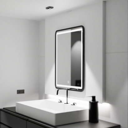 Oglinda LED Rectangulara, 60x80cm, Ombra Basic Touch ModernLight Concept