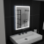 Oglinda LED Rectangulara, 50x70cm, FRAME Basic Touch ModernLight Concept