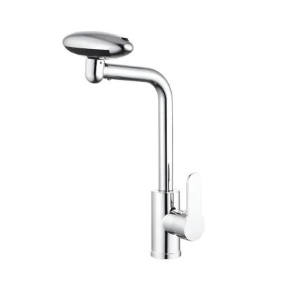 Baterie Lavoar Cartus Ceramic Pipa Rotativa Crom Lucios Racorduri Incluse EC02 ModernLight Concept