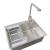 Chiuveta Bucatarie Inox 75x45x21 cm Inox Periat ModernLight Concept