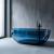 Cada Freestanding, Ovala, Sky Blue, Rasina, 150x72x56cm ModernLight Concept