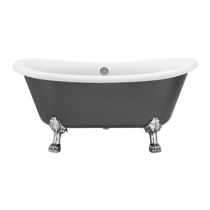 Cada Freestanding, Ovala, Acril, Bright Grey, 150×72×70 Cm ModernLight Concept