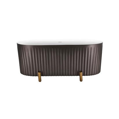 Cada Freestanding, Ovala, Acril, Bright Grey, 170×78×70 Cm ModernLight Concept
