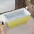 Cada Freestanding, Drepuntghiulara, Acril, Lemon Yellow, 170×78×60 Cm ModernLight Concept