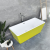 Cada Freestanding, Drepuntghiulara, Acril, Lemon Yellow, 170×78×60 Cm ModernLight Concept