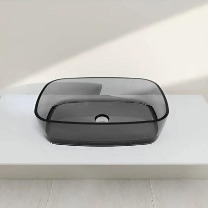 Chiuveta Baie Rasina 60x40 cm Gri Inchis ModernLight Concept