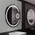 Oglinda LED Rotunda, 70cm, Visio MotionGlow Marcello, Sistem Dezaburire, Ceas & Termometru, Lupa Cosmetica, Dimabila ModernLight Concept