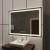 Oglinda LED Rectangulara, 100x75cm, Verite MotionGlow Marcello, Sistem Dezaburire, Ceas & Termometru, Dimabila ModernLight Concept