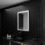 Oglinda LED Rectangulara, 60x80cm, Verite Imperial Silver Motion Glow Marcello, Sistem Dezaburire, Ceas & Termometru, Dimabila ModernLight Concept