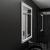 Oglinda LED Rectangulara, 60x80cm, Verite Imperial Silver Motion Glow Marcello, Sistem Dezaburire, Ceas & Termometru, Dimabila ModernLight Concept
