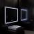Oglinda LED Rectangulara, 120x80cm, Verite Imperial Silver Motion Glow Marcello, Sistem Dezaburire, Ceas & Termometru, Dimabila ModernLight Concept