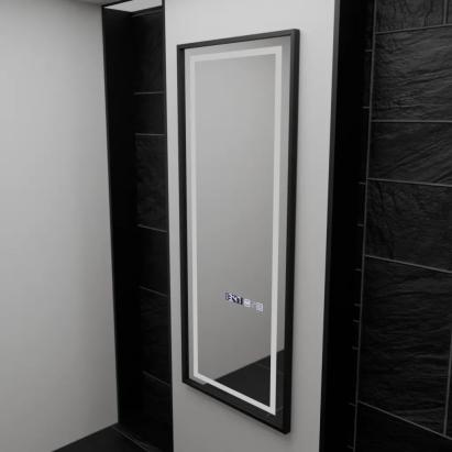 Oglinda LED Rectangula, 60x150cm, Bianca Senzor Radar Marcello, Sistem Dezaburire, Ceas & Termometru, Dimabila, Dressing Couture ModernLight Concept