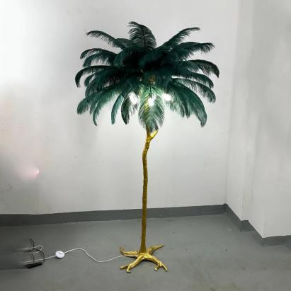 Lampadar Pene Politis 1x E27 170cm Verde Inchis ModernLight Concept